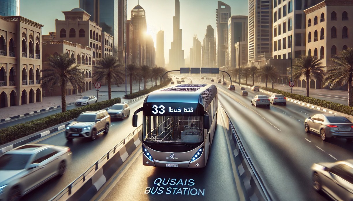 33 Bus Route and Timing | Qusais, Bus Station to Ghubaiba Bus Station